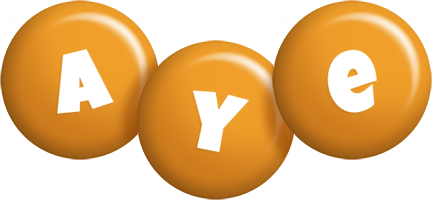 Aye candy-orange logo