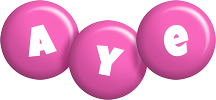Aye candy-pink logo