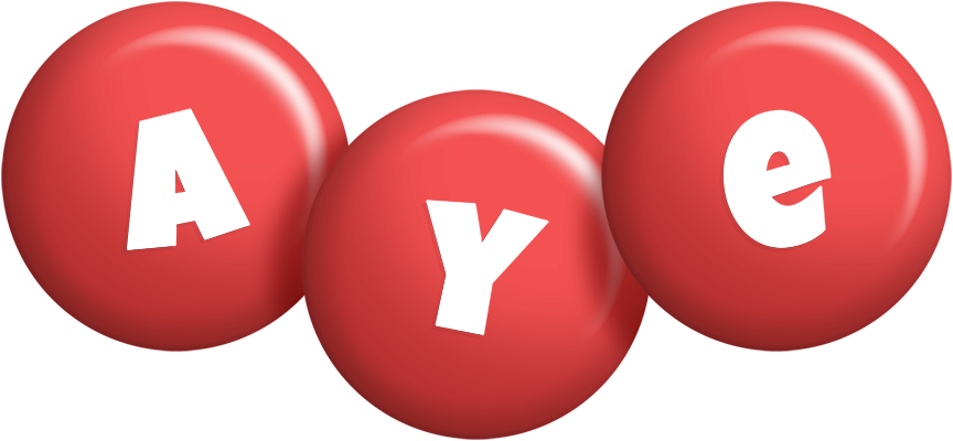 Aye candy-red logo