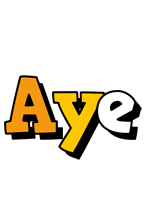 Aye cartoon logo