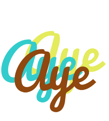 Aye cupcake logo
