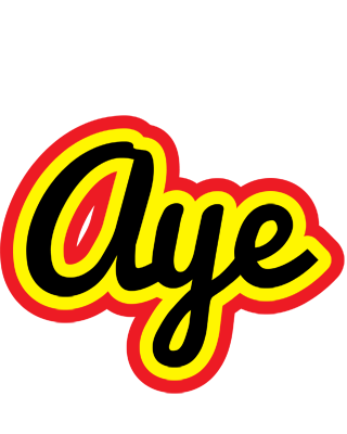 Aye flaming logo