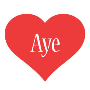 Aye love logo