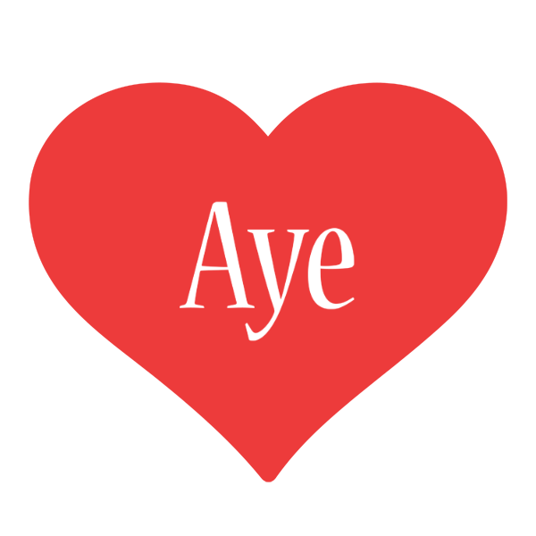 Aye love logo
