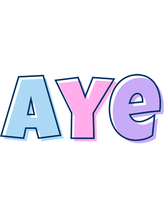 Aye pastel logo