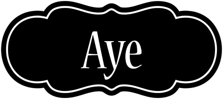 Aye welcome logo