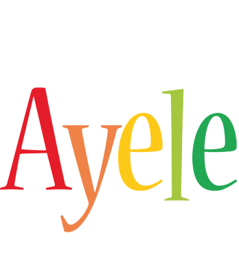 Ayele birthday logo
