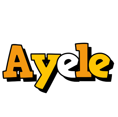 Ayele cartoon logo