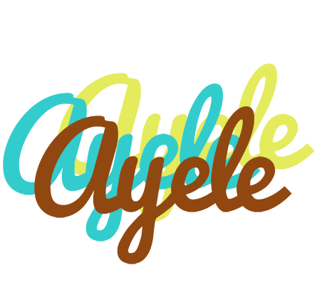 Ayele cupcake logo