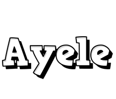 Ayele snowing logo