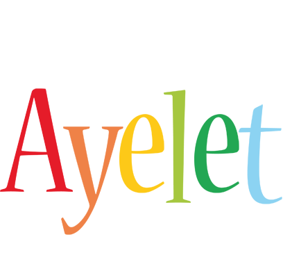Ayelet birthday logo