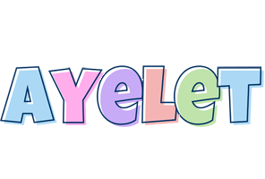 Ayelet pastel logo