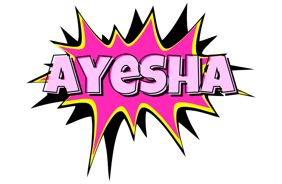 Ayesha badabing logo