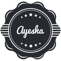 Ayesha badge logo