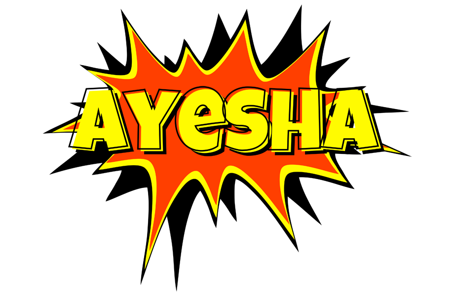 Ayesha bazinga logo