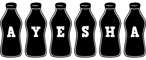 Ayesha bottle logo
