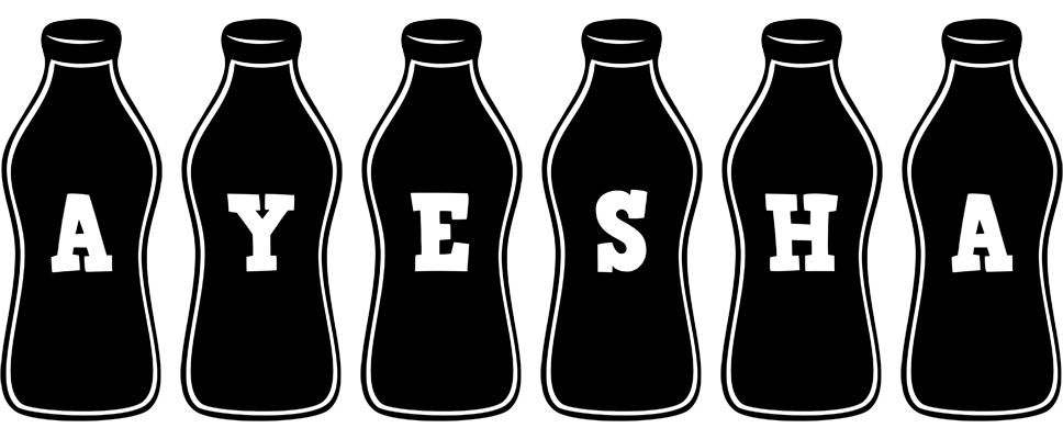 Ayesha bottle logo