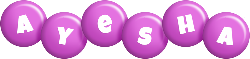 Ayesha candy-purple logo
