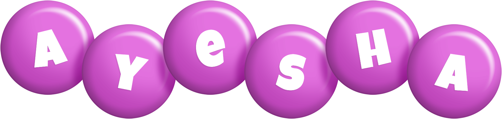 Ayesha candy-purple logo