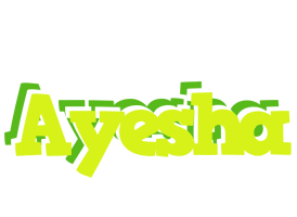 Ayesha citrus logo