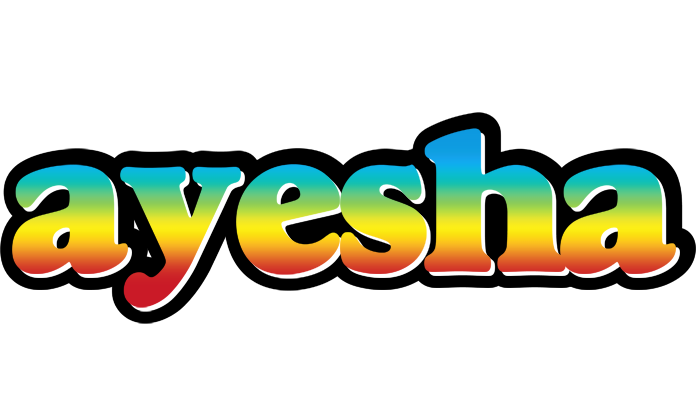 Ayesha color logo