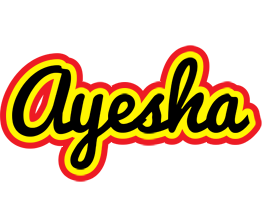 Ayesha flaming logo