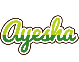 Ayesha golfing logo