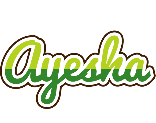 Ayesha golfing logo