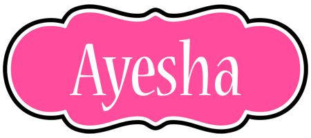 Ayesha invitation logo