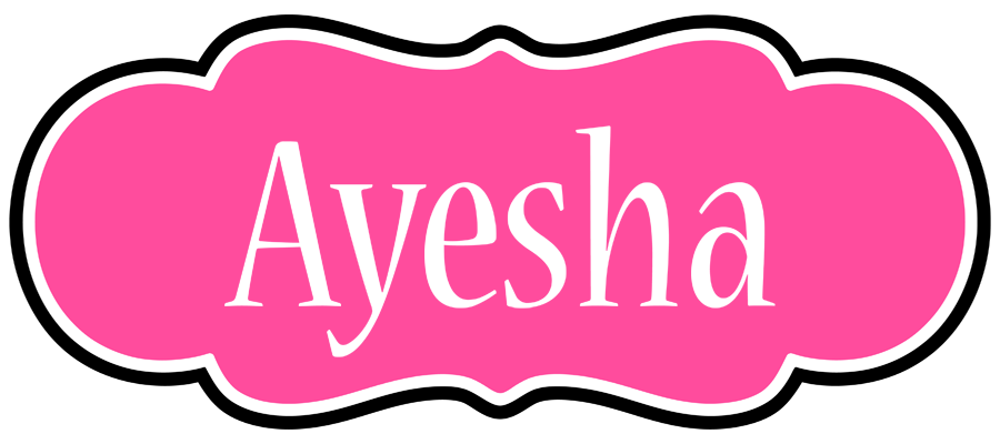 Ayesha invitation logo