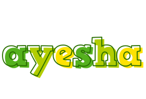 Ayesha juice logo