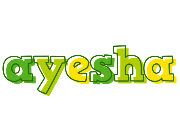 Ayesha juice logo