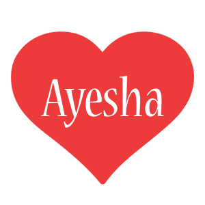 Ayesha love logo