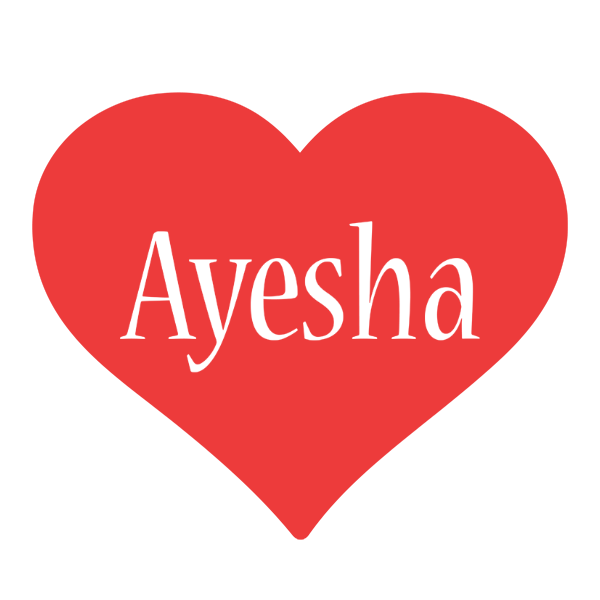 Ayesha love logo