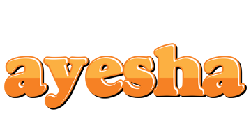 Ayesha orange logo