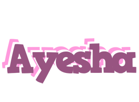 Ayesha relaxing logo