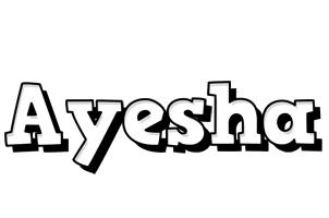 Ayesha snowing logo