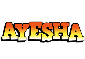 Ayesha sunset logo