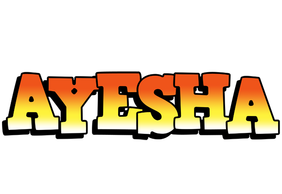 Ayesha sunset logo