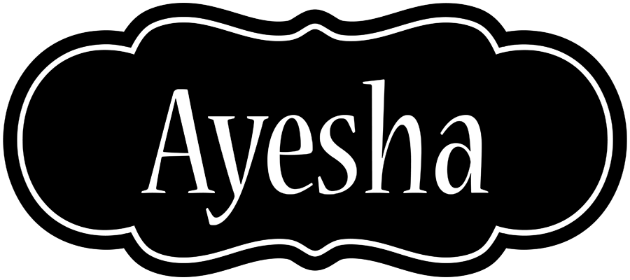 Ayesha welcome logo