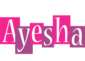 Ayesha whine logo