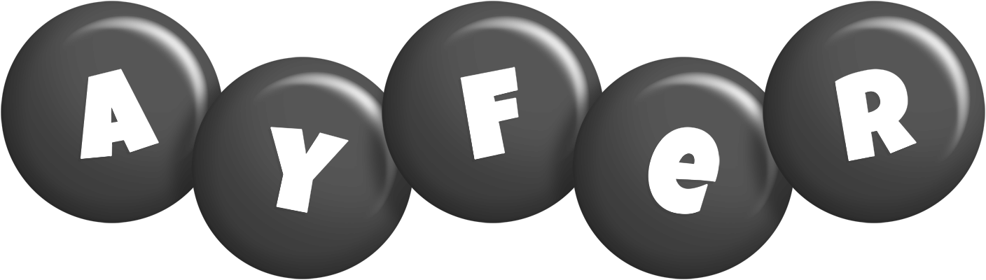 Ayfer candy-black logo