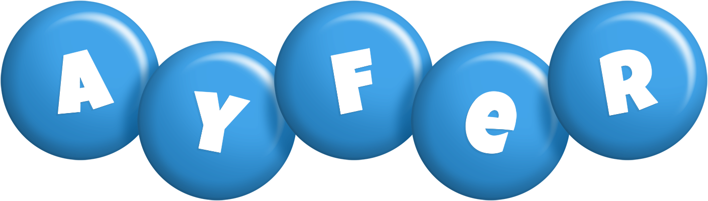 Ayfer candy-blue logo