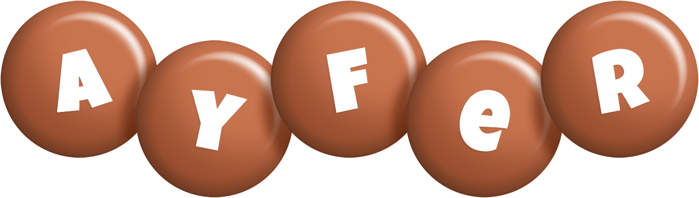 Ayfer candy-brown logo