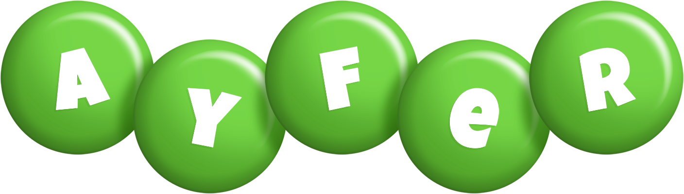 Ayfer candy-green logo