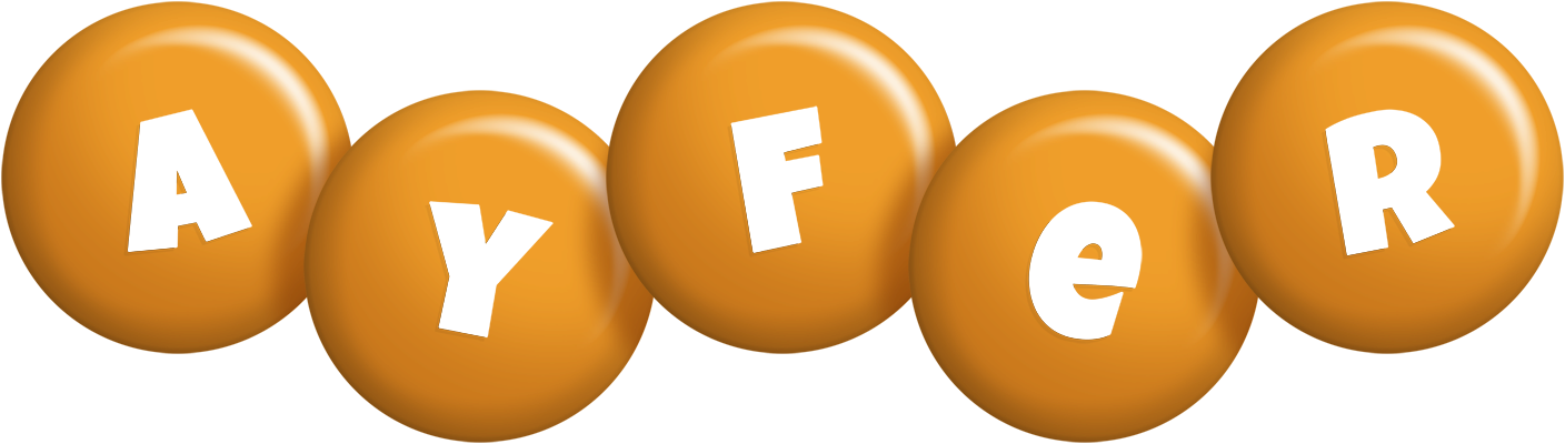 Ayfer candy-orange logo