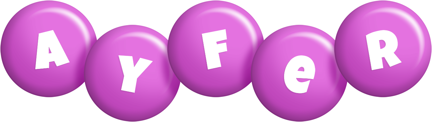 Ayfer candy-purple logo