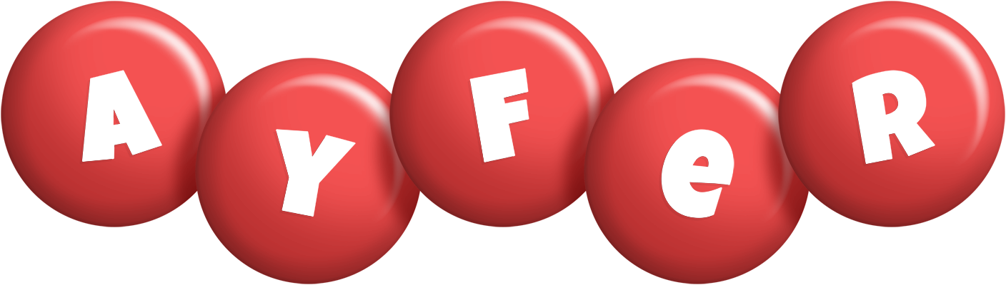 Ayfer candy-red logo