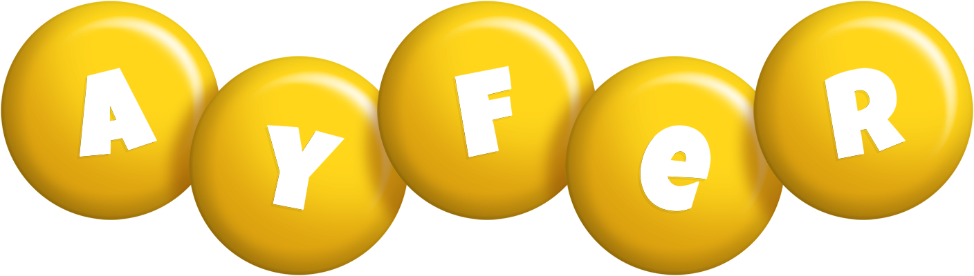 Ayfer candy-yellow logo