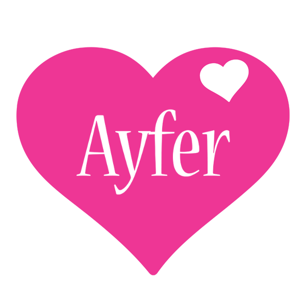 Ayfer love-heart logo
